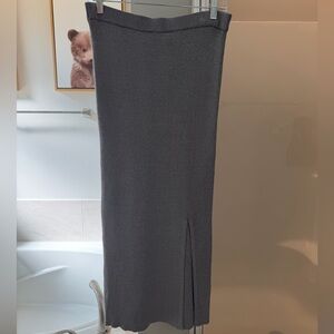Zara Silver Pencil Skirt